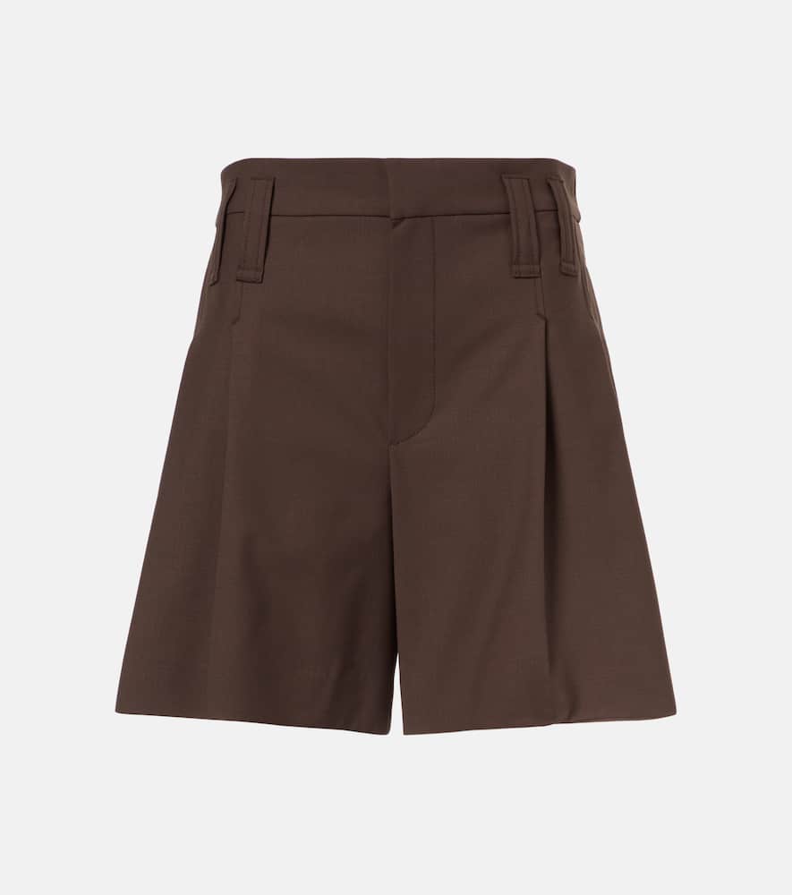 Monili wool-blend Bermuda shorts