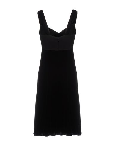 Woman Midi dress Black Size 6 Viscose, Silk