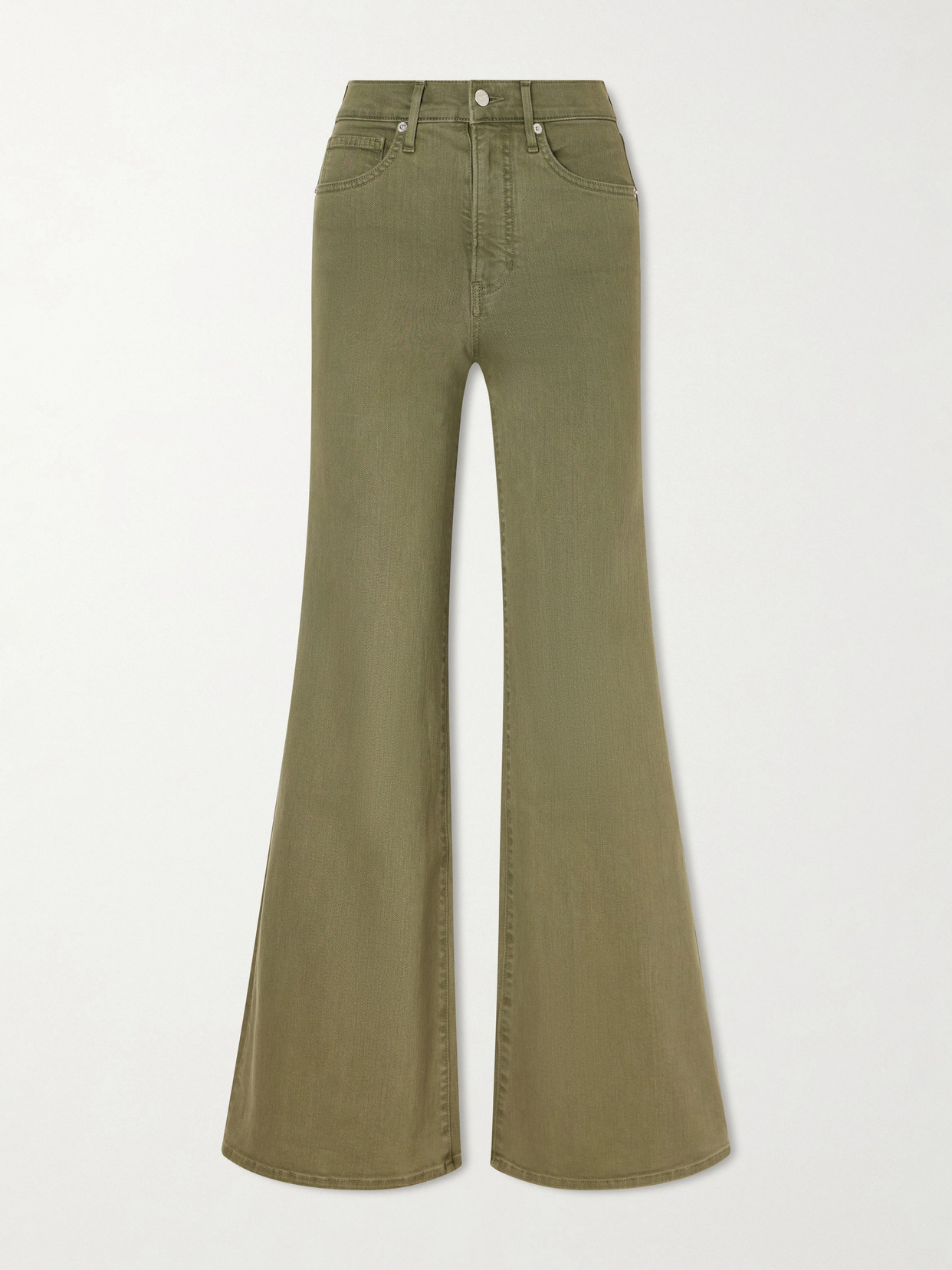 Joplin High-rise Flared Jeans - Green