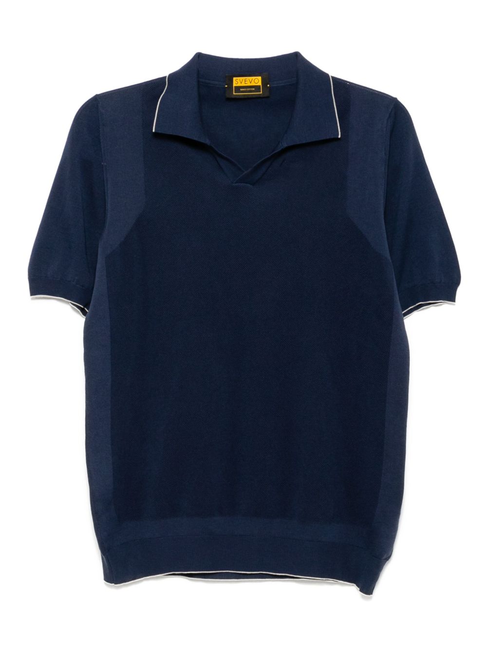 Svevo cotton polo t-shirt - Blue