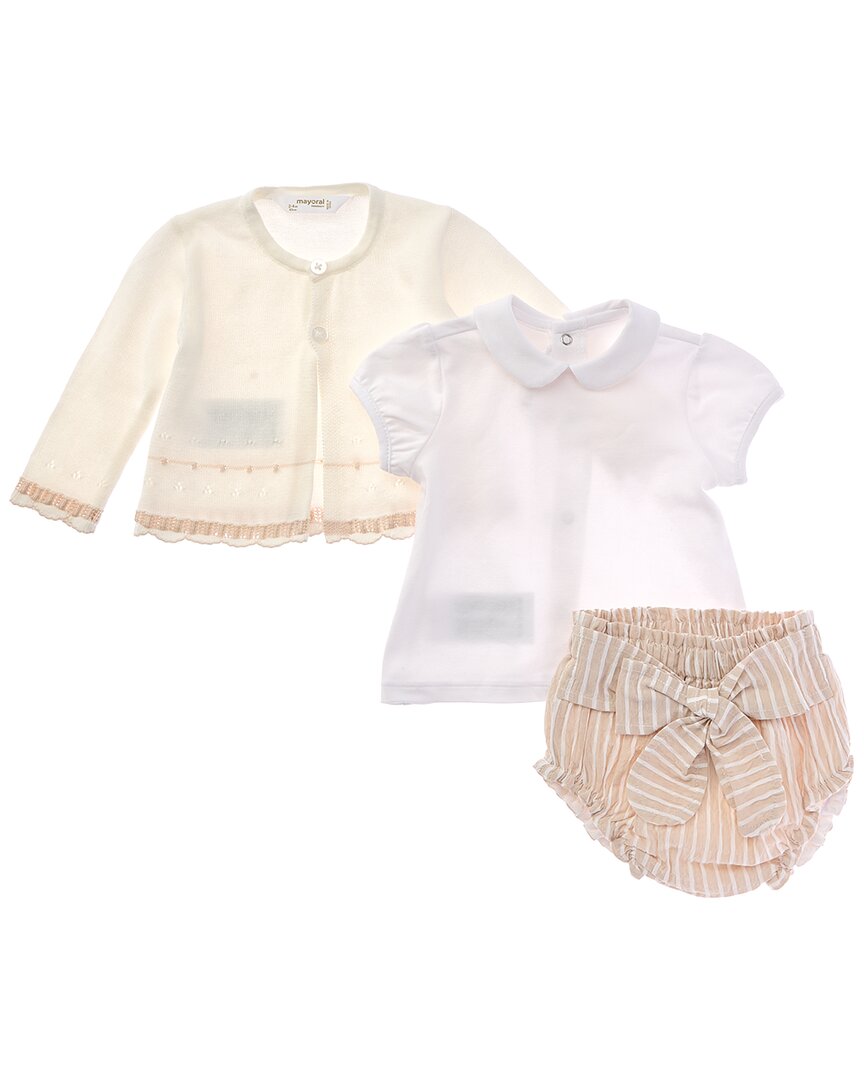3pc Newborn Dress Set