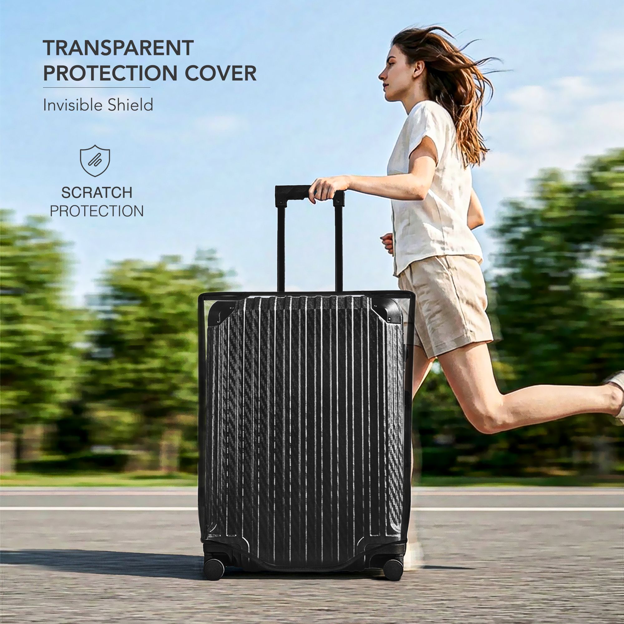 Lugg Solo Explorer 28” Suitcase, 106L 75X52X31Cm – 5 Year Warranty In Black