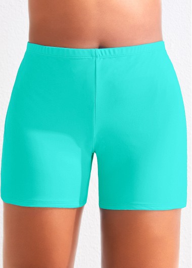 Modlily Plus Black High Waisted Swimwear Shorts - 4X