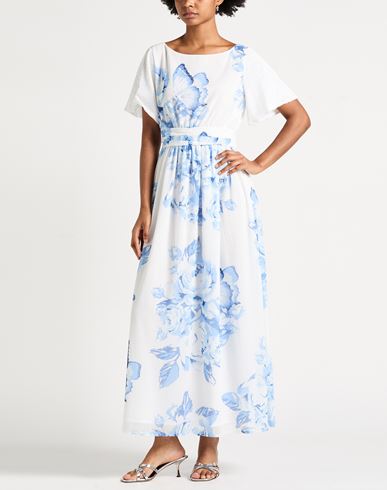 Luckylu Milano Woman Maxi dress White Size 6 Polyester