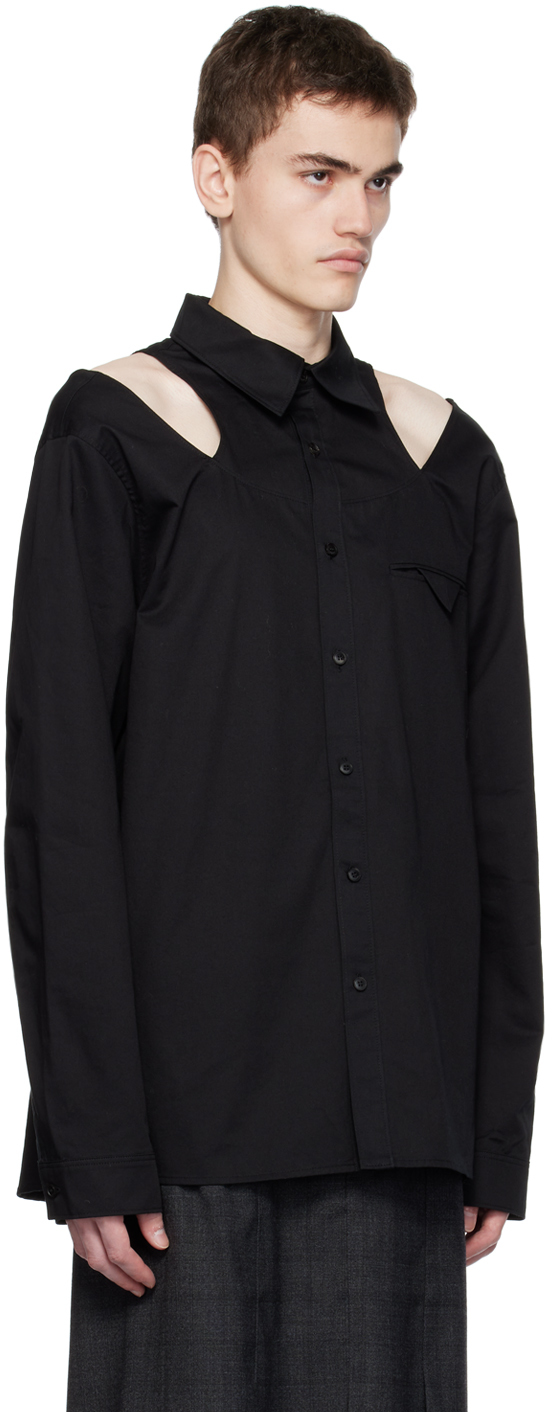 Lesugiatelier Black Cutout Shirt