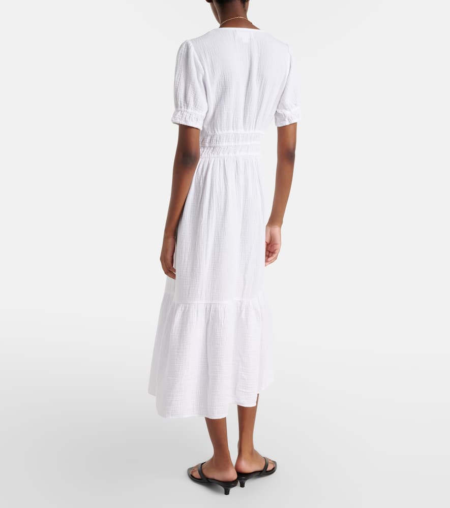 Rivelle cotton gauze midi dress