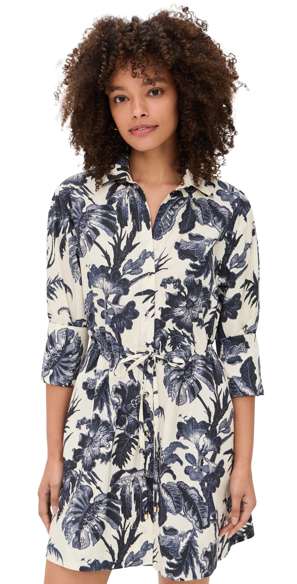 Henry Dress Fauna Floral Navy