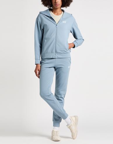 Woman Tracksuit Slate blue Size S Polyester, Cotton