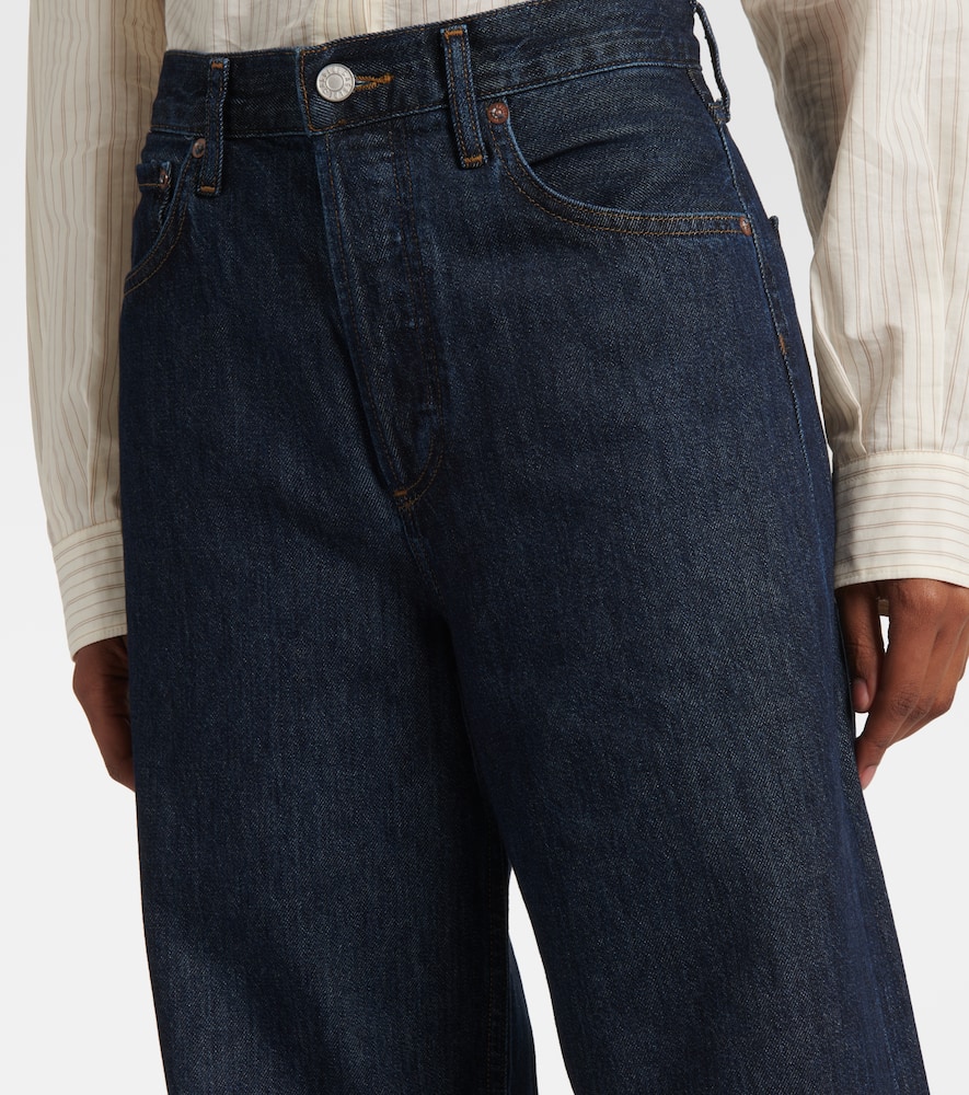 Ren high-rise wide-leg jeans