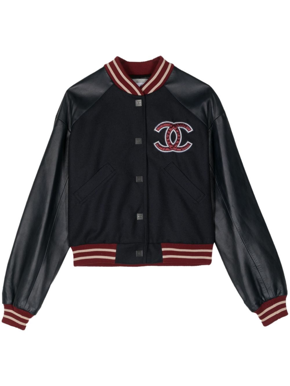 2004 CC varsity bomber jacket - Blue