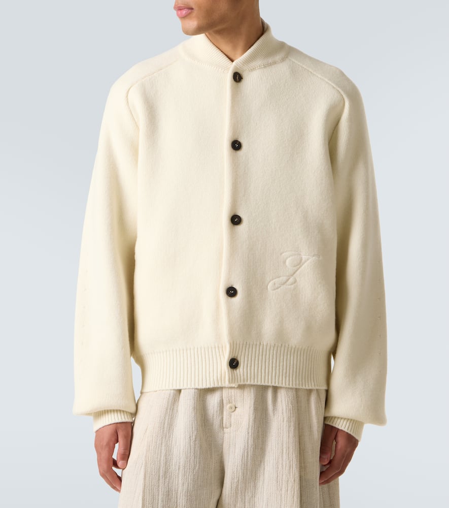 Pallone wool and cashmere cardigan