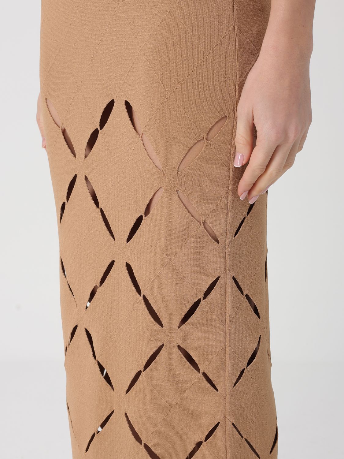 Skirt Woman color Brown
