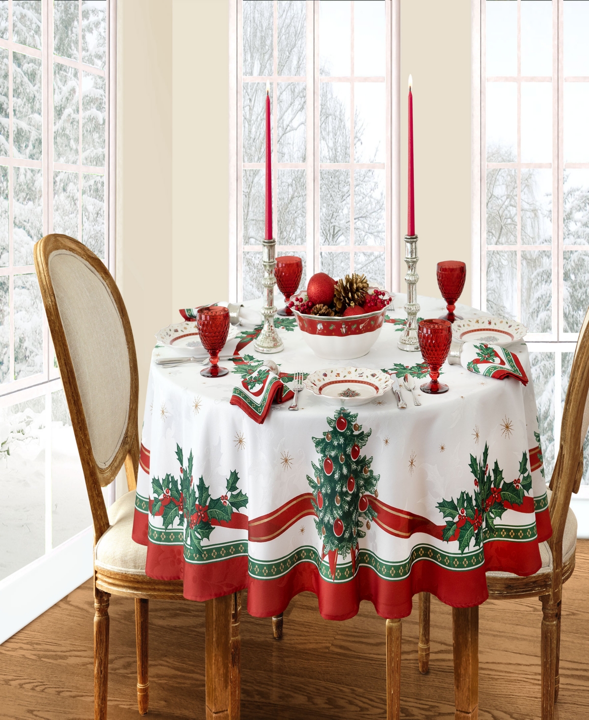 "Toy's Delight Tablecloth, 60"" x 84"" Oval - Multi"