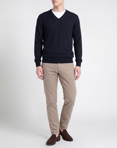 Man Sweater Midnight blue Size M Cashmere