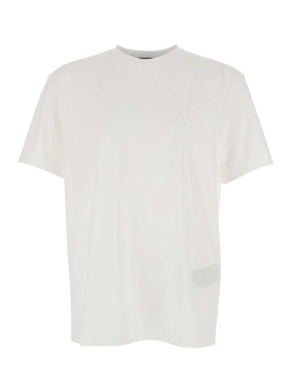 Embroidered Logo T-Shirt — White