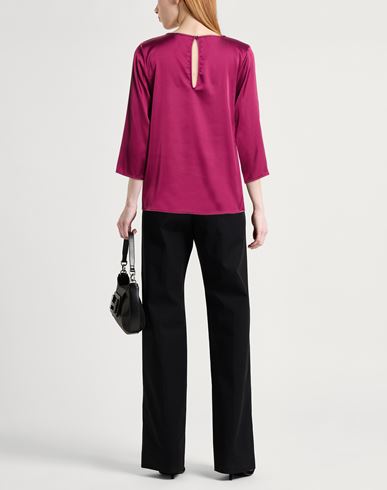 Woman Top Garnet Size S Polyester, Elastane