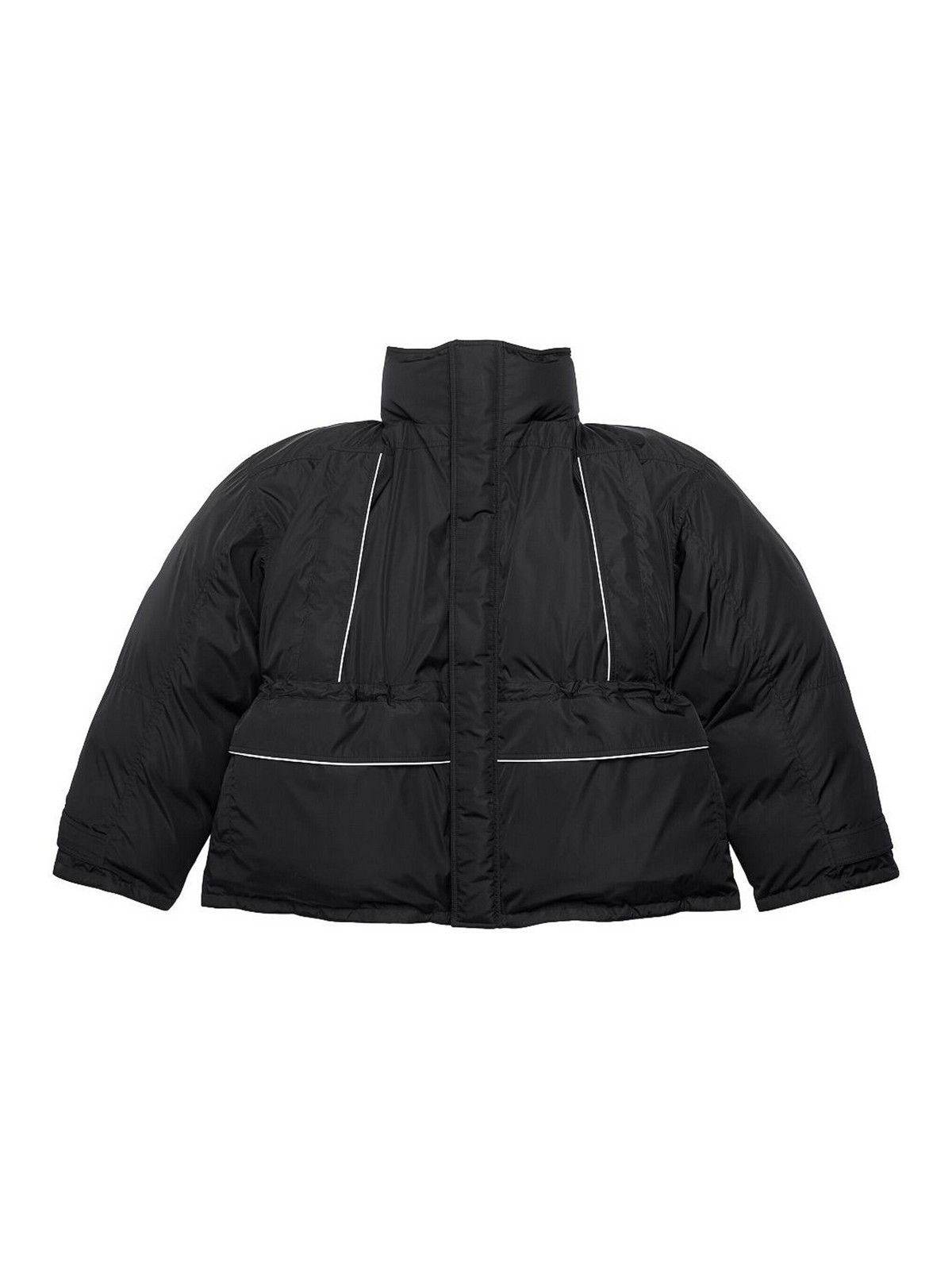 Nylon parka coat