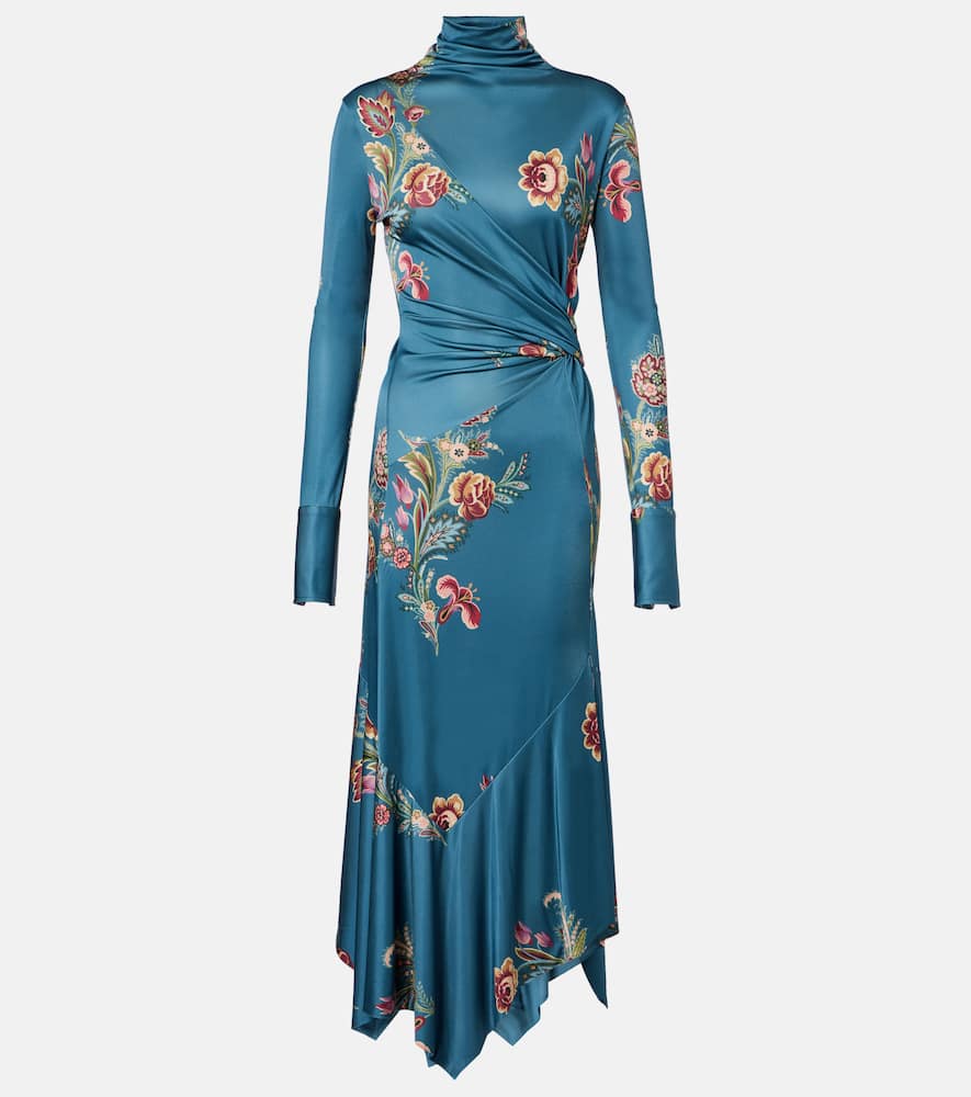 Printed midi dress