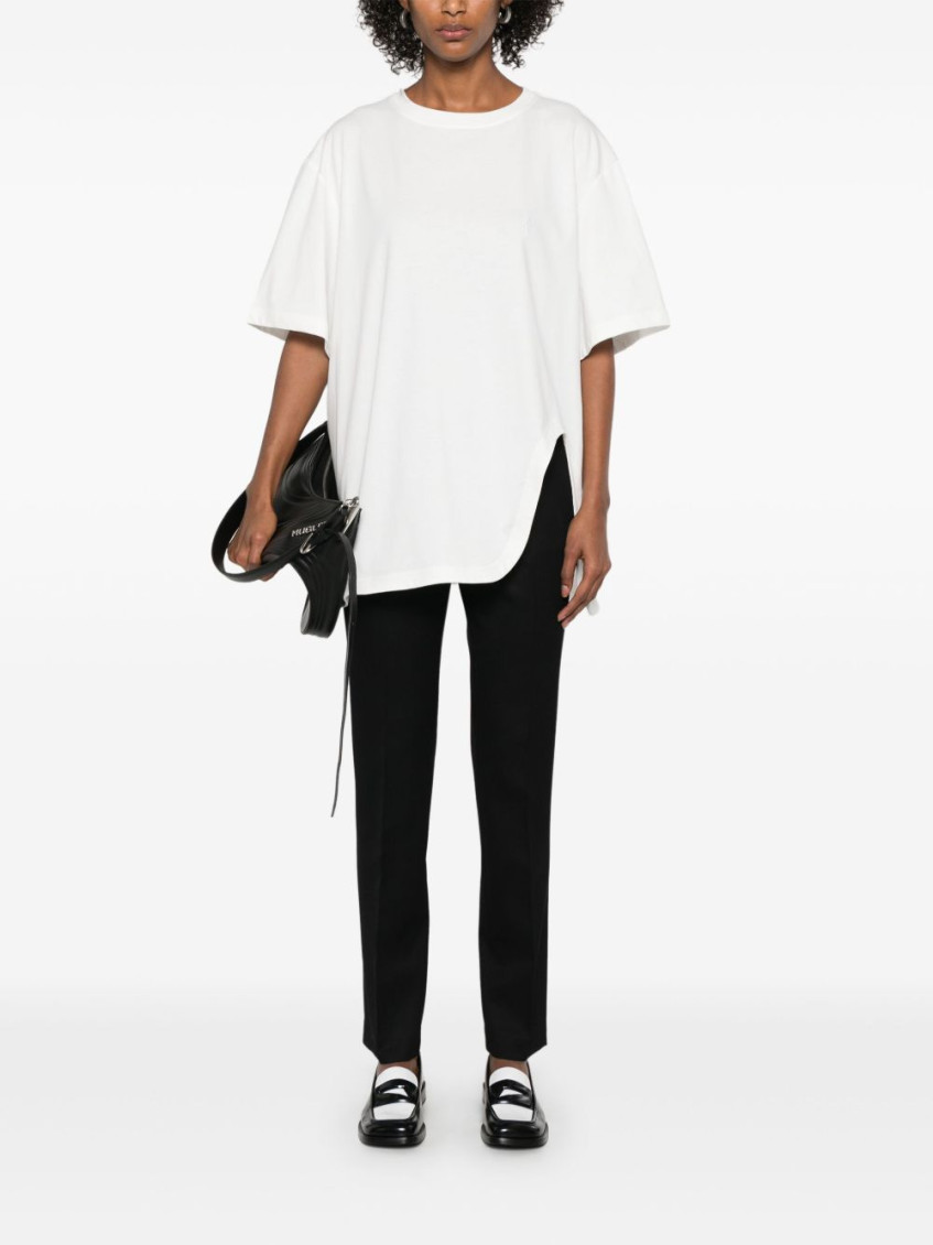 White Crewneck Logo T-Shirt