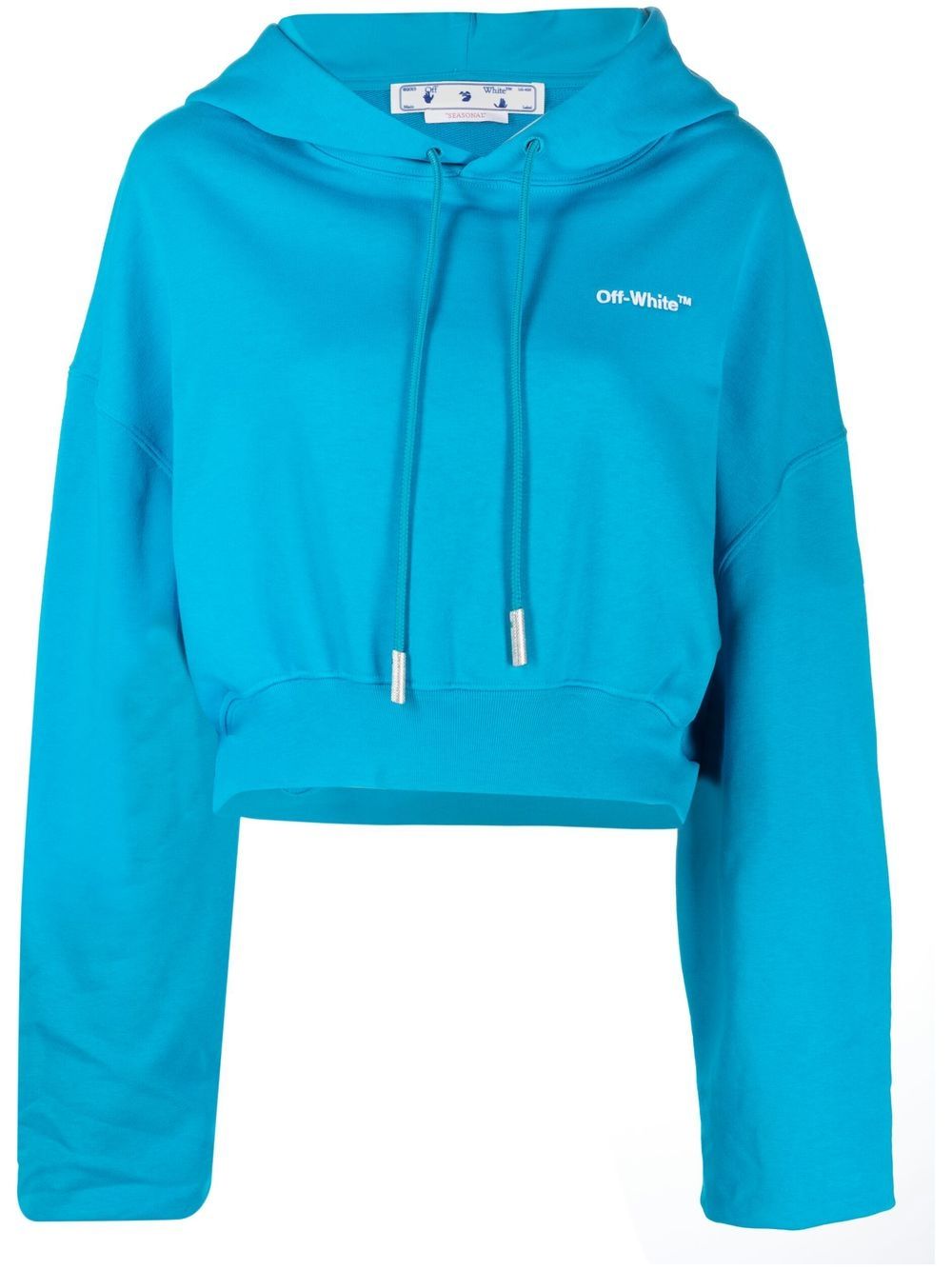 Cropped Hoodie With Logo
