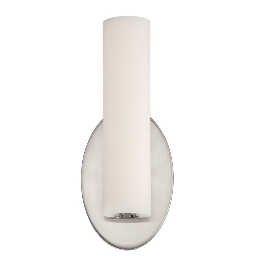 Brushed Nickel LED Wall & Bathroom Vanity Light from the Loft Collection