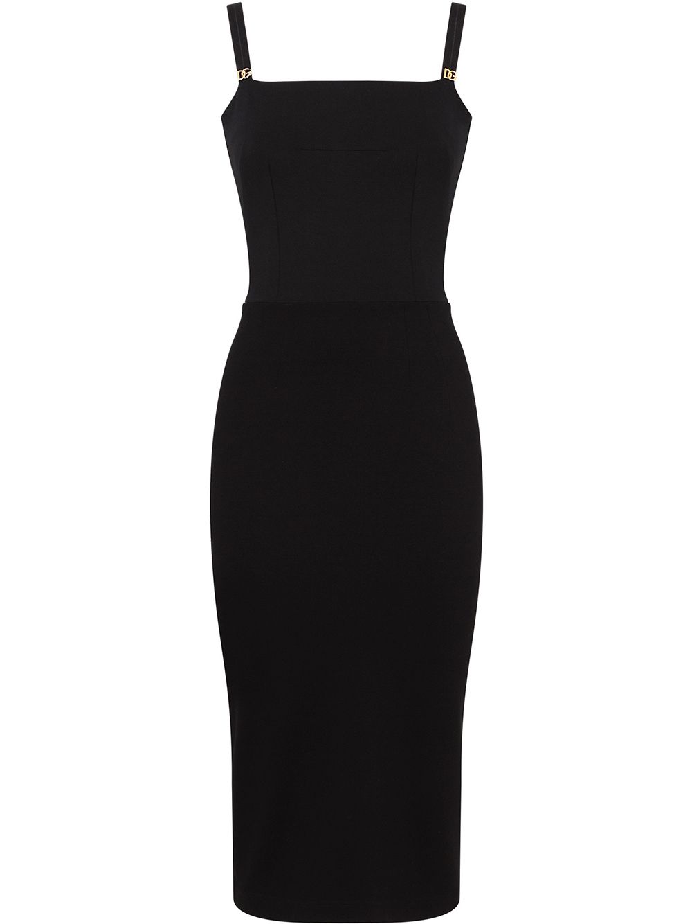 Midi pencil dress - Black