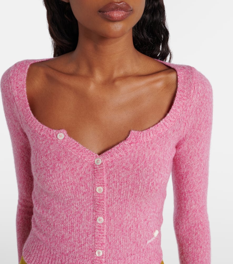 Wool and cashmere-blend cardigan