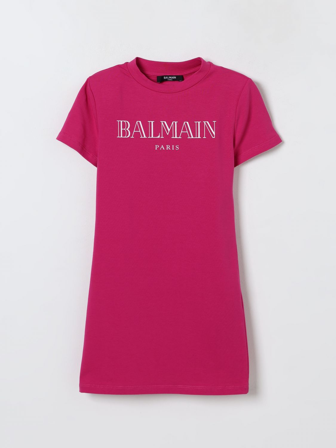 Dress BALMAIN Kids color Fuchsia