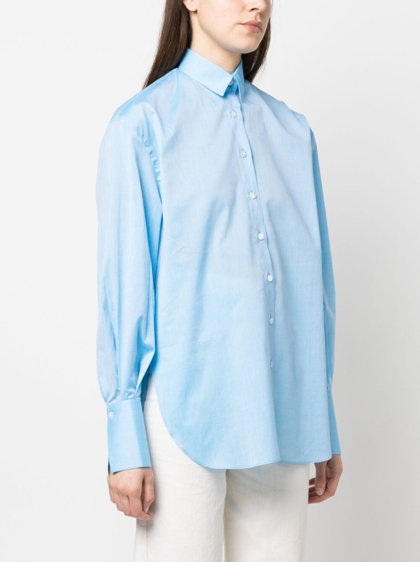 Sky Blue Cotton Shirt