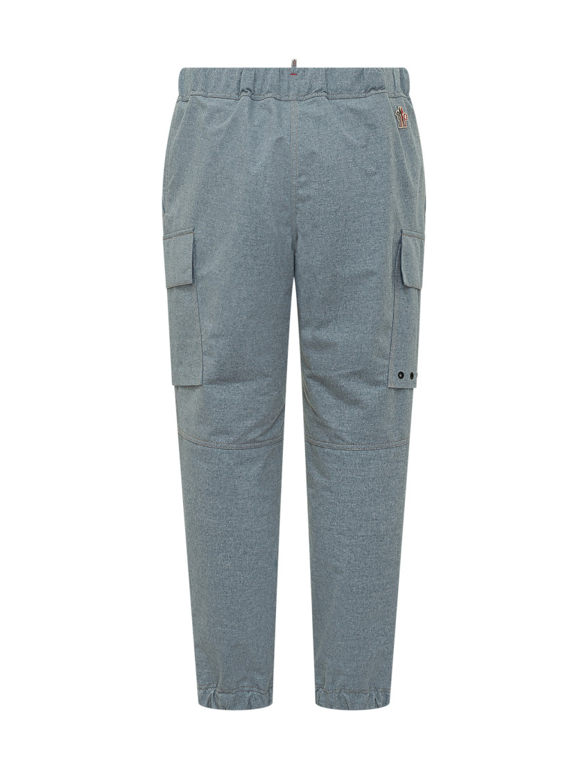 Blue Straight Cargos Pants