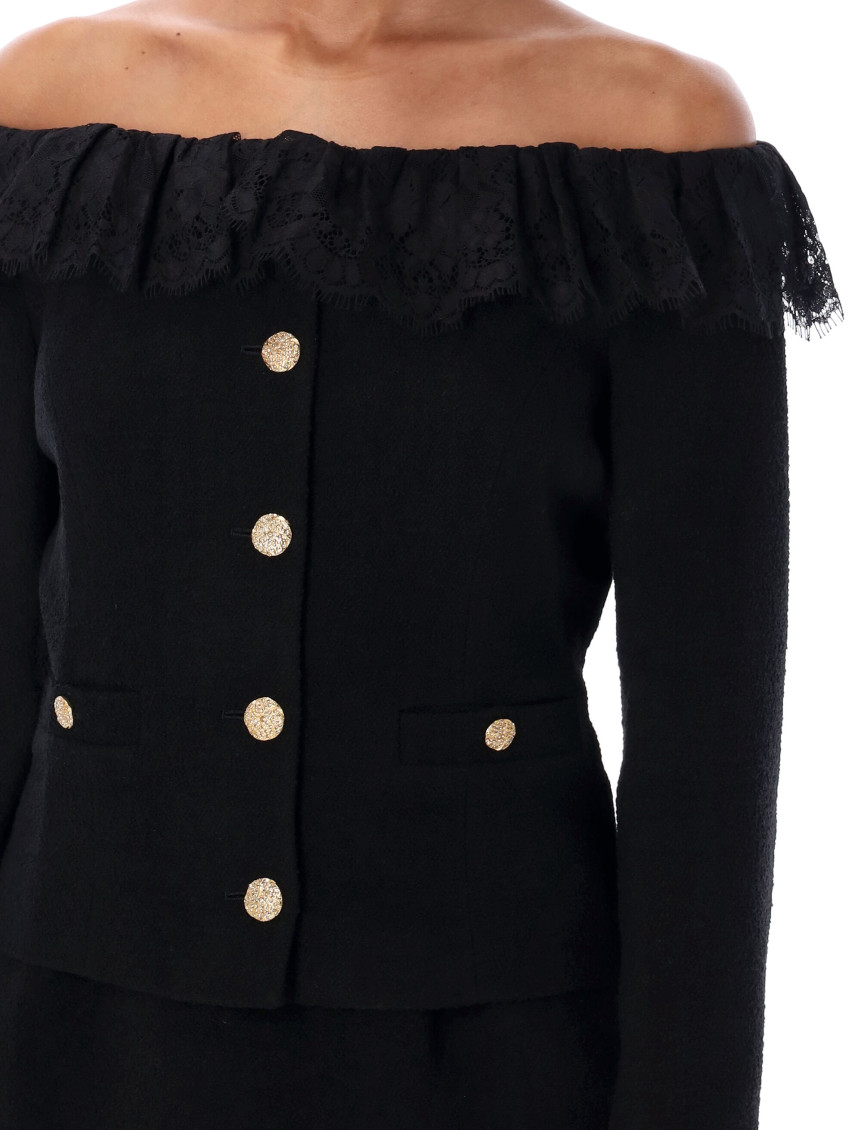 Off-shoulder Jacket