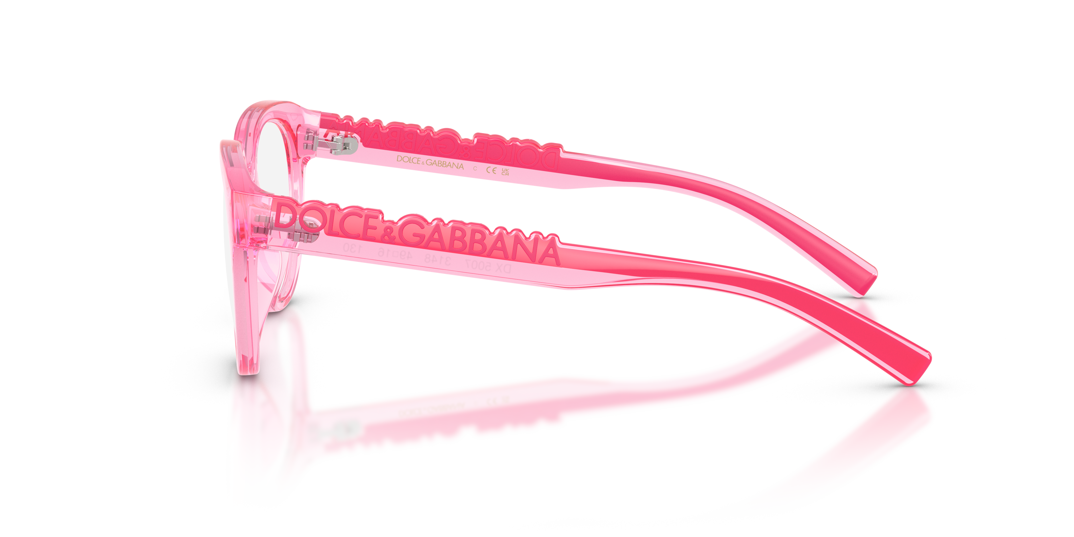 Dolce & Gabbana Kid Dolce & Gabbana DX5007 3148 Optical frames Injected Pink Pantos Norma