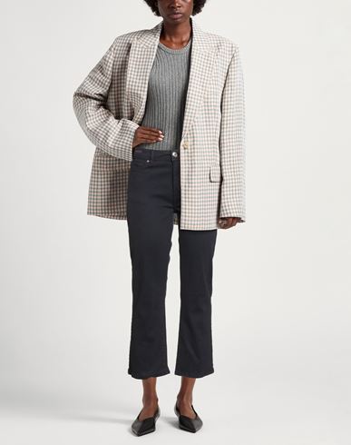 Woman Pants Midnight blue Size 6 Paper, Elastane