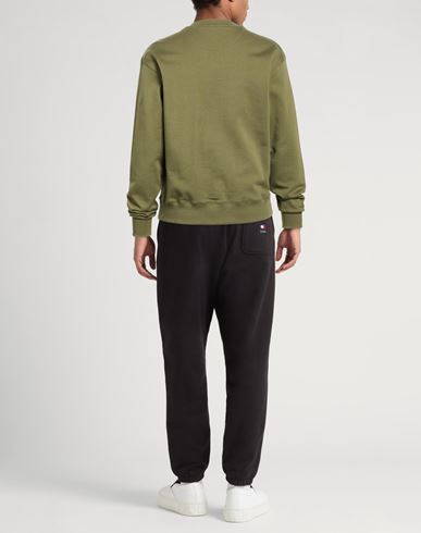 Man Sweatshirt Military green Size S Cotton