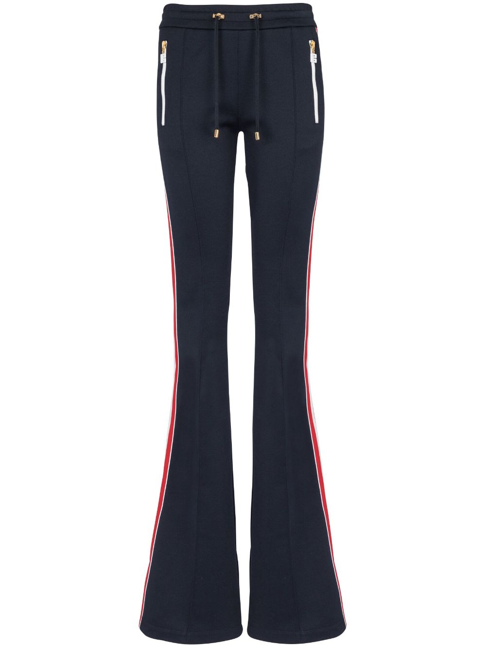 Stripe-detail flared trousers - SJV