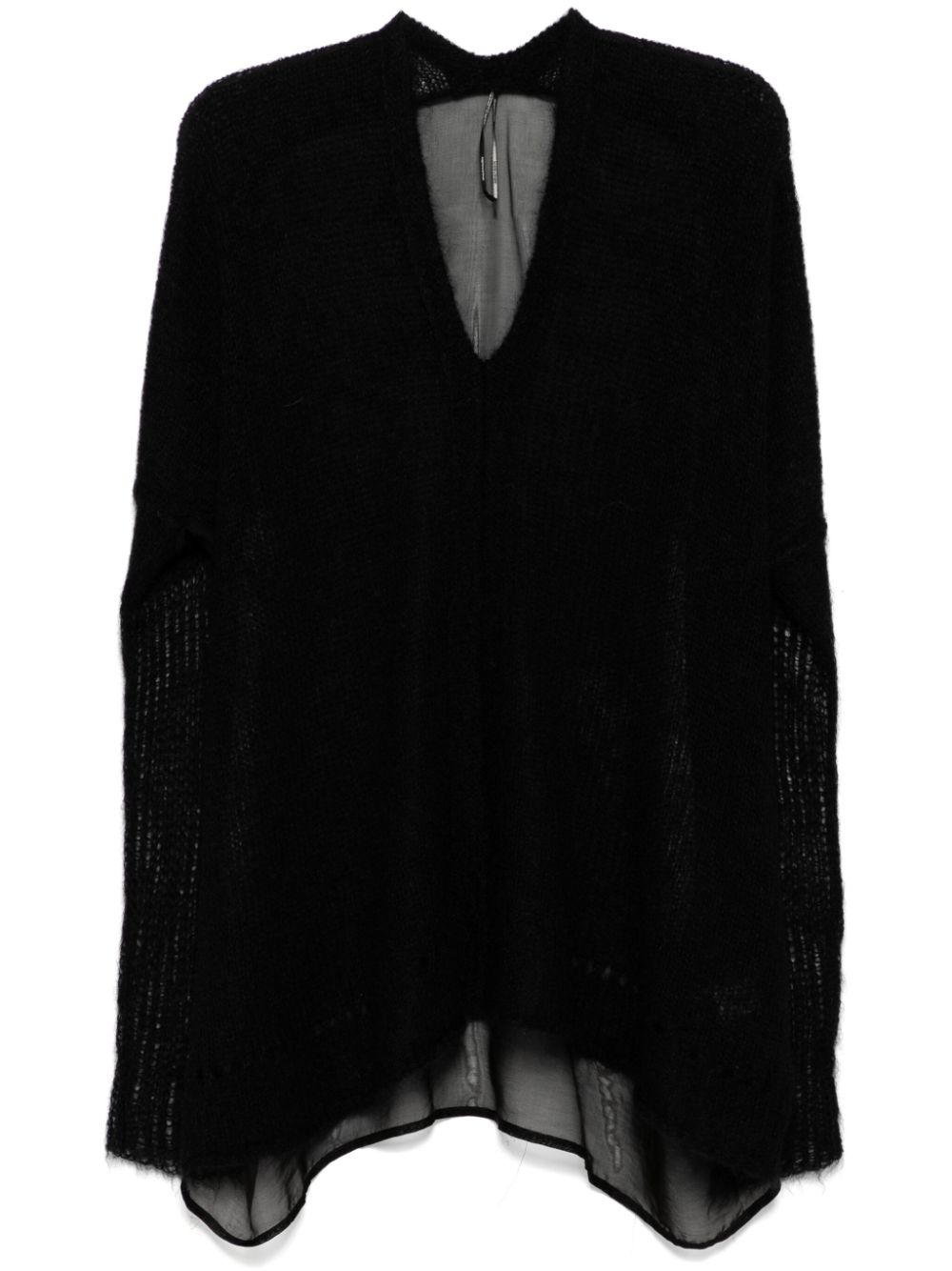 Scollo V-neck jumper - Black