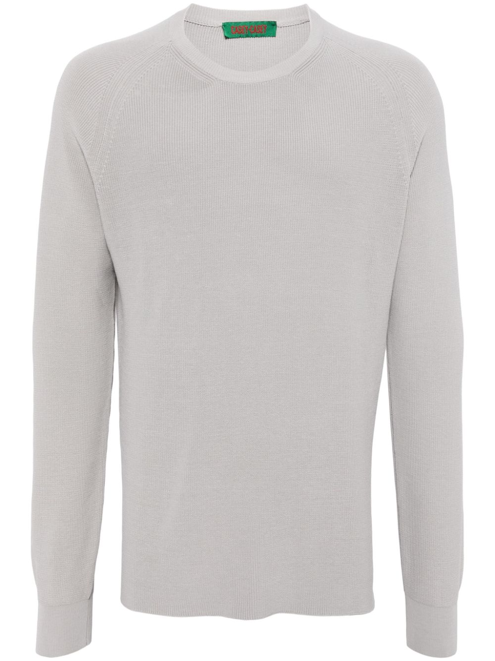Crew-neck cotton jumper - Pink