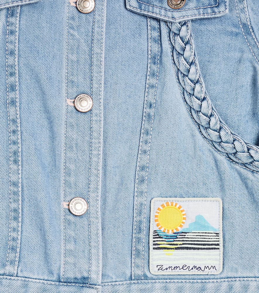 Zimmermann Kids August denim jacket