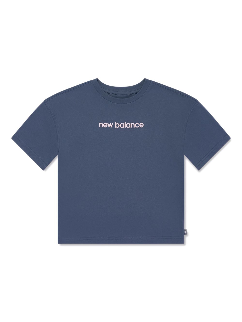 Illustration-print T-shirt - Blue