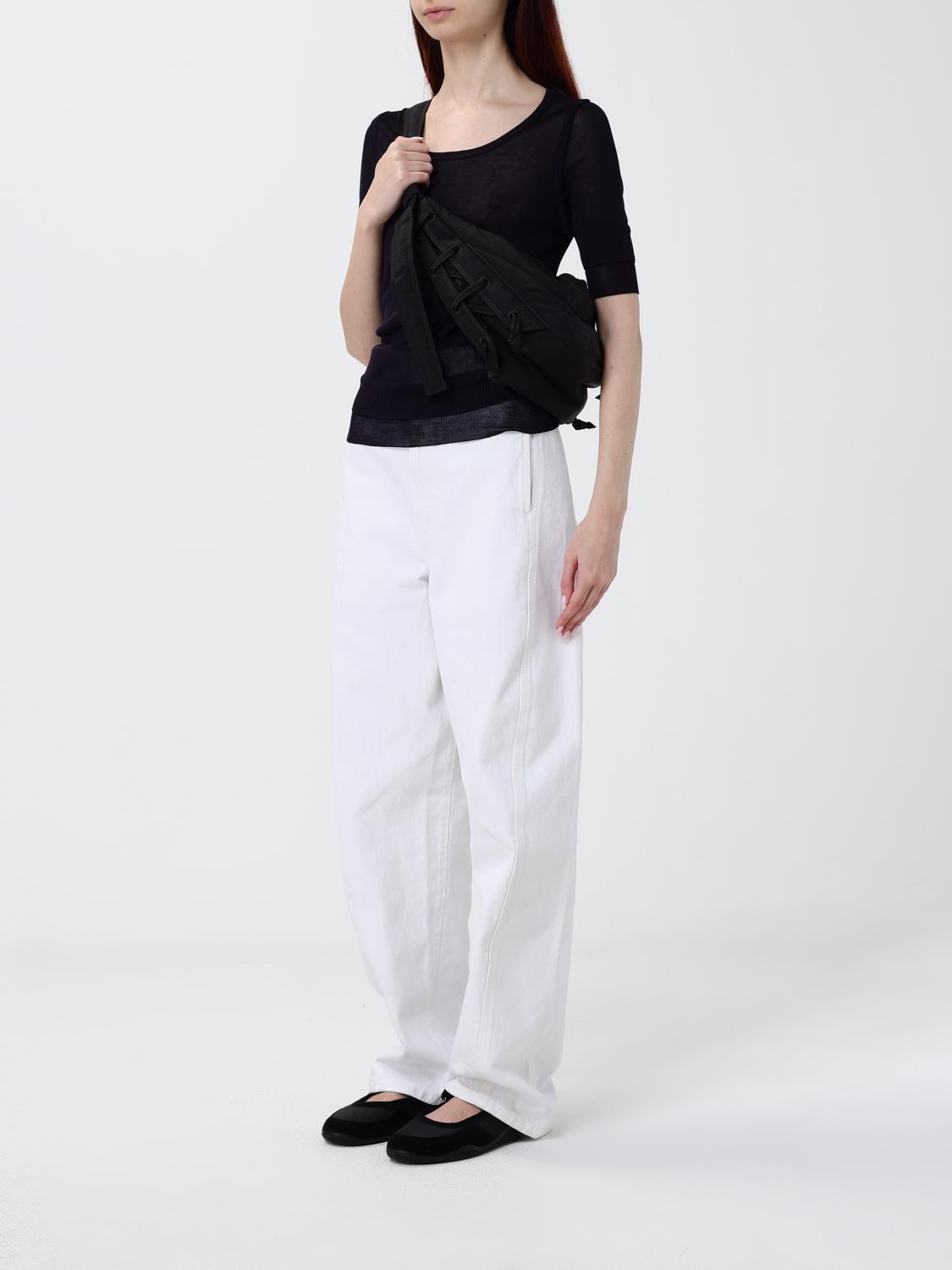 Jeans Woman color White