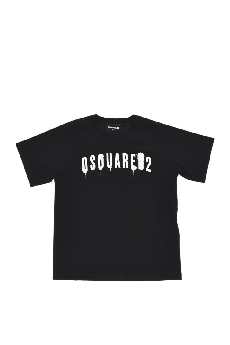 Boys Black Logo T-Shirt