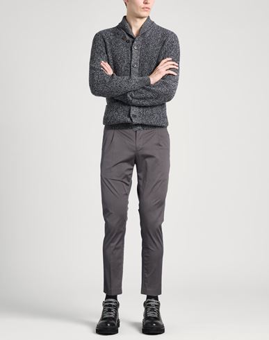 Man Pants Charcoal Size 38 Cotton, Elastane