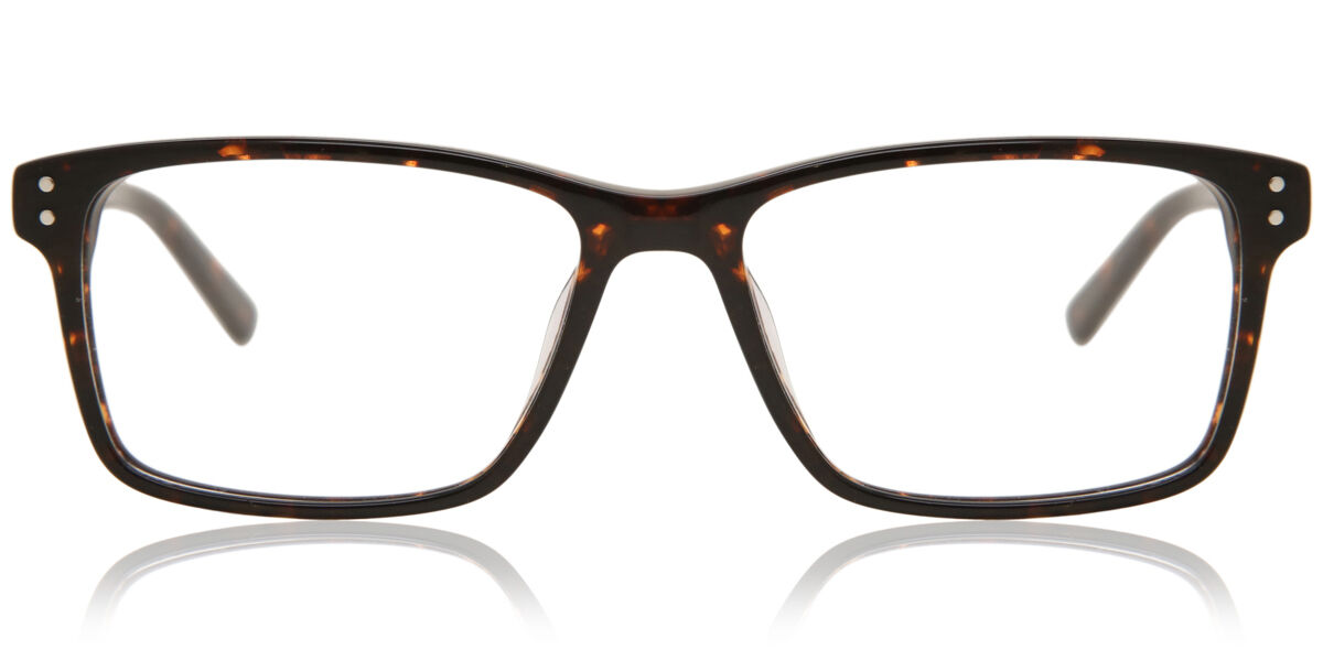 Square Full Rim Plastic Men's Prescription Eyeglasses Online Tortoiseshell Size 53 - Free Lenses - Blue Light Block Available - SmartBuy Collection