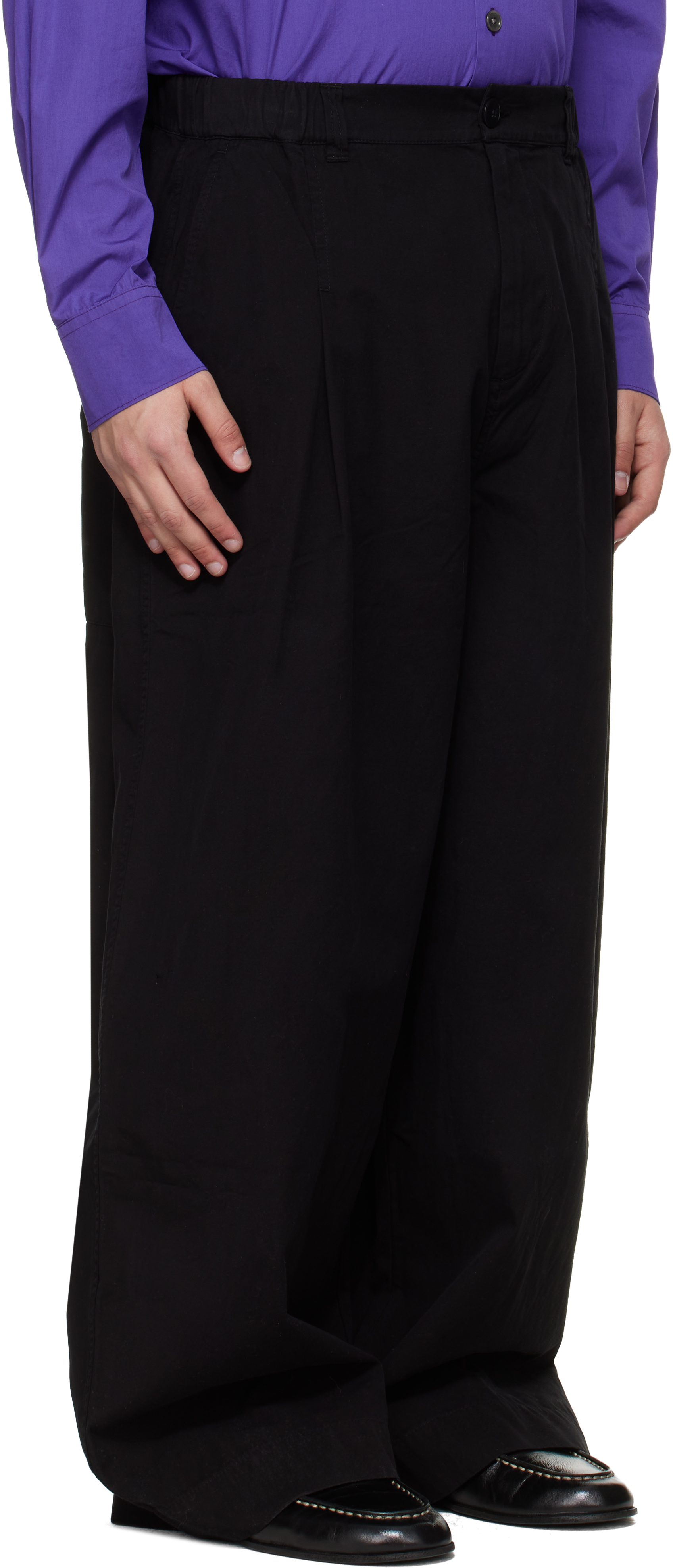 Black 'The Locksmith' Trousers