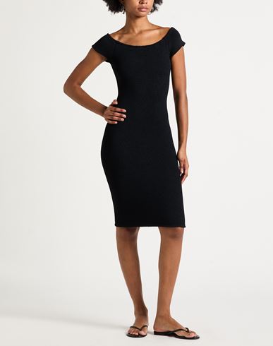 Woman Mini dress Black Size ONESIZE Polyamide, Elastane