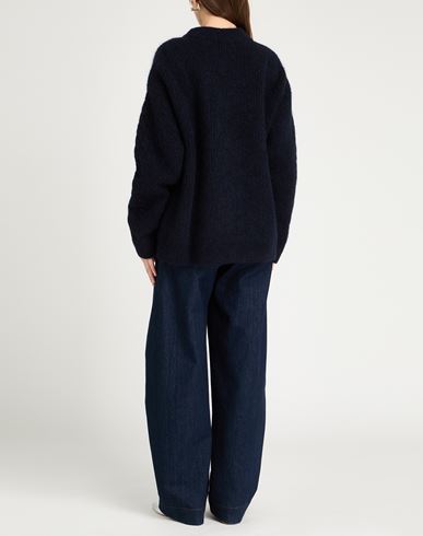 Woman Sweater Navy Size S Mohair wool, Wool, Polyamide, Elastane