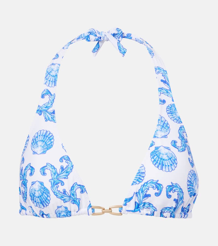 Bahamas printed bikini top