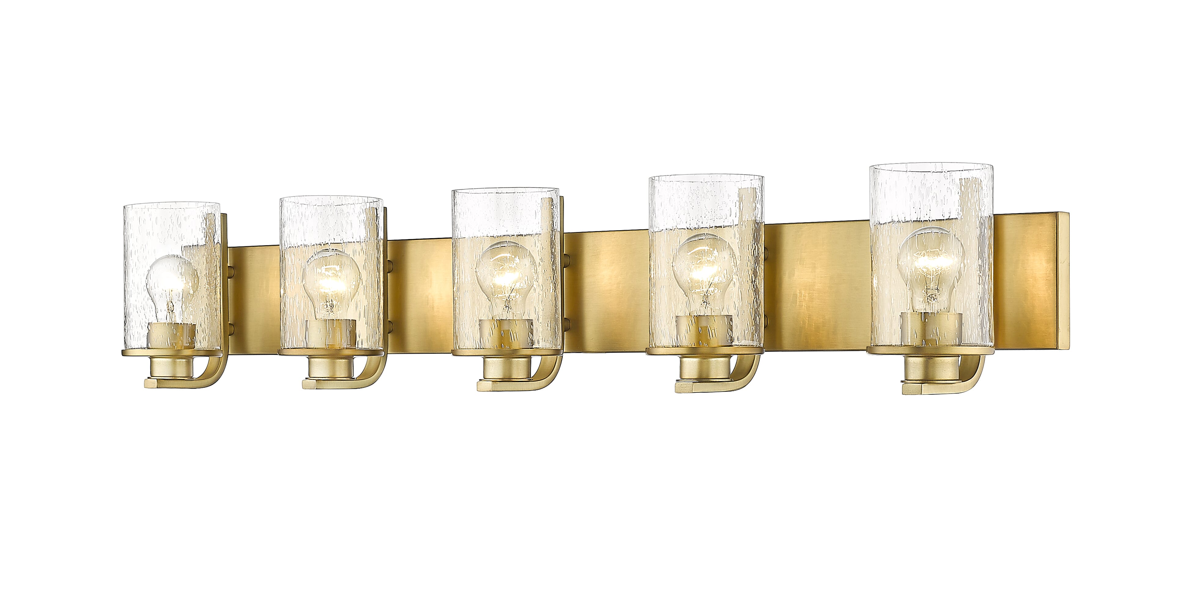 Beckett 5-Light Bathroom Vanity Light In Olde Bra