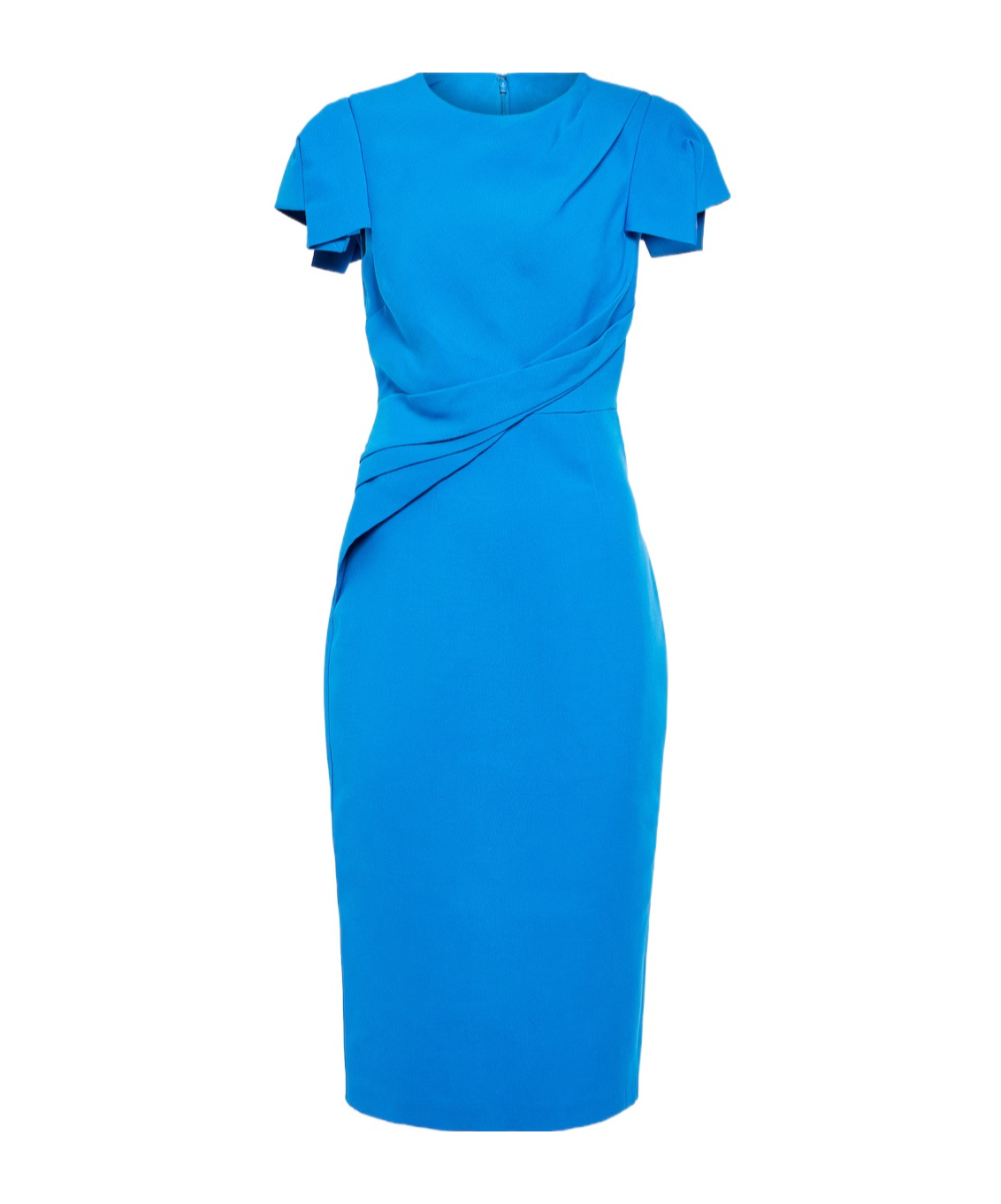 Gathered midi dress