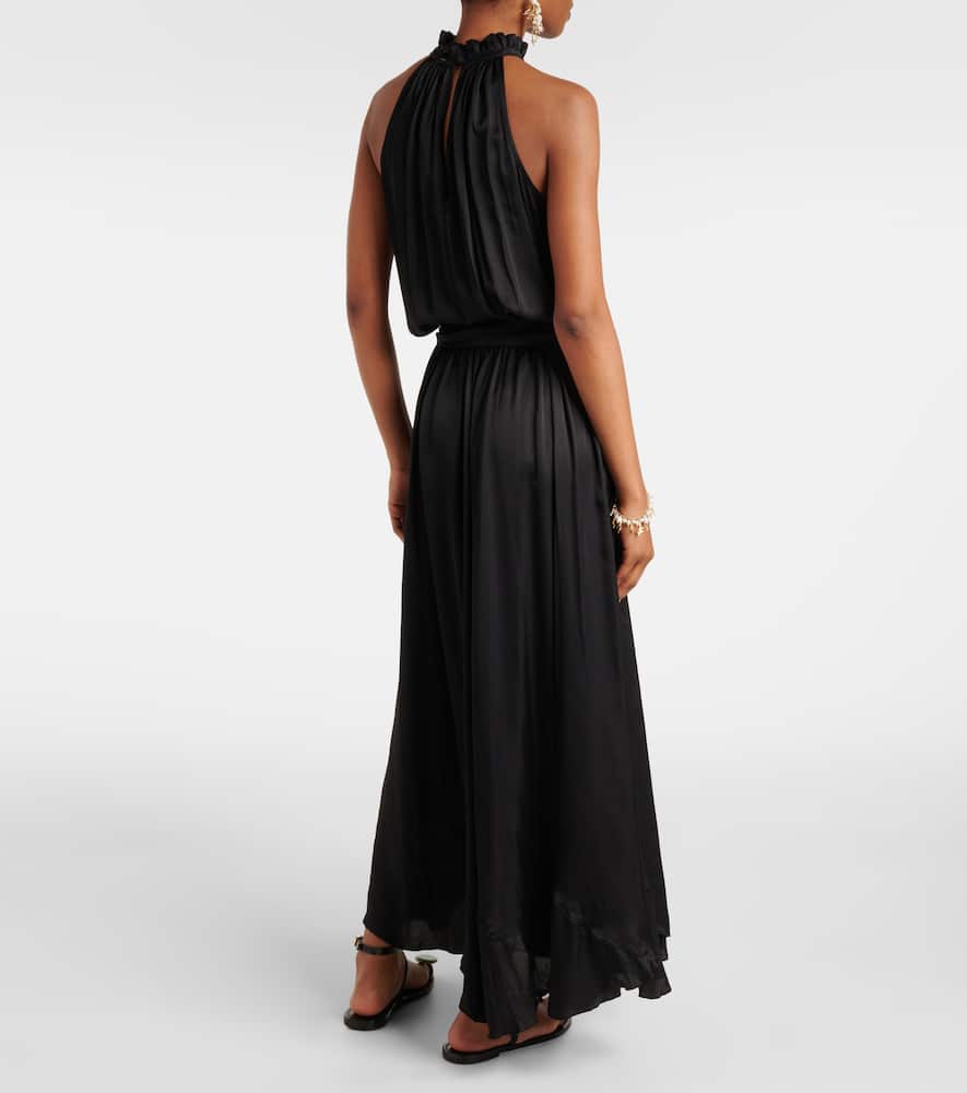 Poupette St Barth Nina satin gown